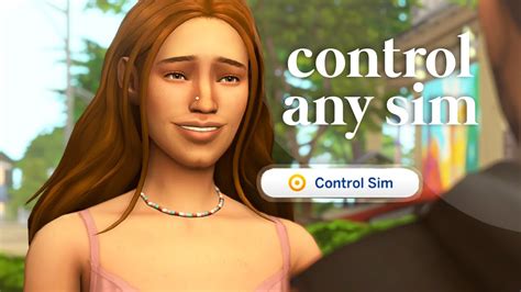 control any sims mod